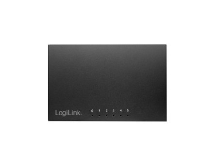 LogiLink Switch de bureau Gigabit Ethernet, 5 ports, noir
