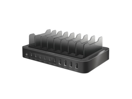 LogiLink Station de chargement USB, 4 USB-A & 6 USB-C, 120 W