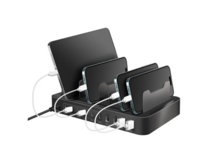 LogiLink Station de chargement USB, 4 USB-A & 6 USB-C, 120 W