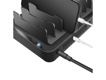 LogiLink Station de chargement USB, 4 USB-A & 6 USB-C, 120 W