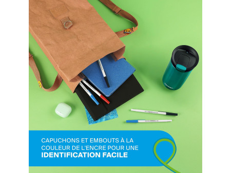Paper:Mate Stylo à bille Kilometrico, boîte de 50, noir