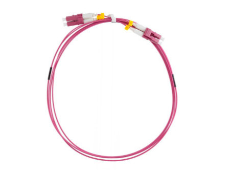 LogiLink Câble patch fibre optique, 2x LC-Duplex, OM4, 10 m