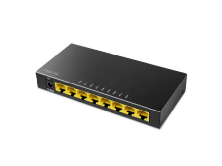 LogiLink Switch de bureau Gigabit Ethernet, 8 ports, noir