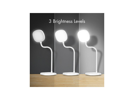 LogiLink Lampe de bureau à LED, à poser, blanc
