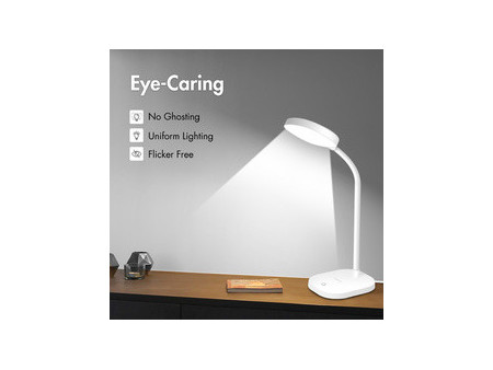 LogiLink Lampe de bureau à LED, à poser, blanc