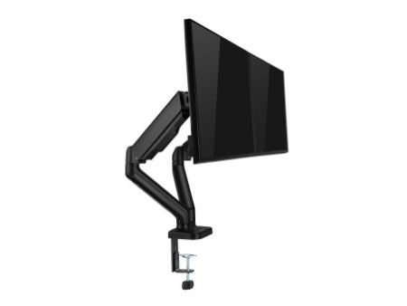LogiLink Support double écran, alu, longueur bras: 450 mm