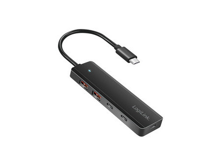 LogiLink Hub USB 3.2 Ultra Slim, 4 ports, 2x USB-A, 2x USB-C