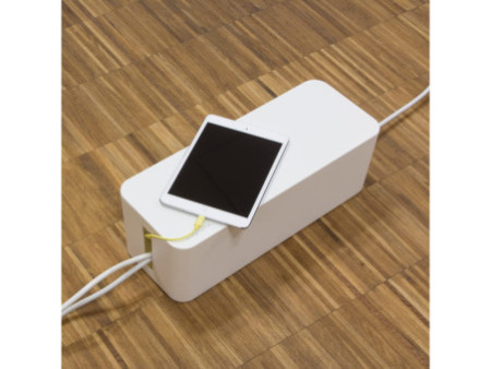 LogiLink Set de boîtes à câbles, 3 tailles, blanc