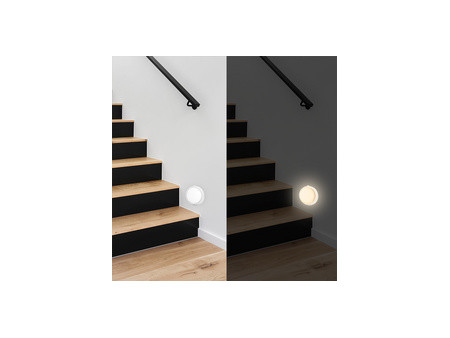 LogiLink Veilleuse LED avec détecteur mouvement & crépuscule