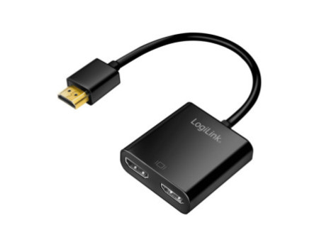 LogiLink Répartiteur HDMI 4K/60 Hz HDMI, downscaler, 2 ports