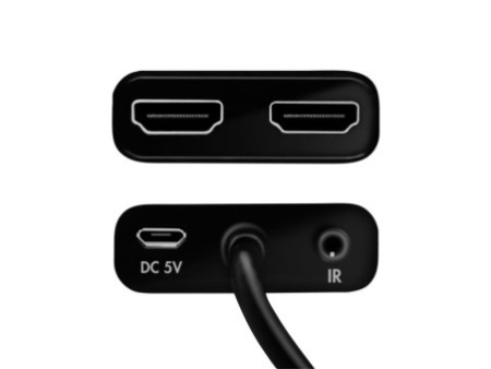 LogiLink Répartiteur HDMI 4K/60 Hz HDMI, downscaler, 2 ports