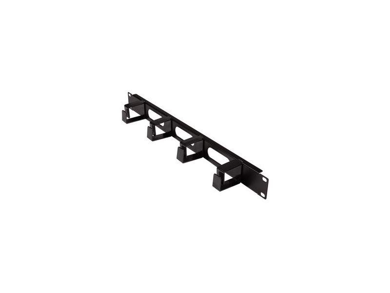 LogiLink Panneau passe-câbles 19', 1 U, avec 4 boucles