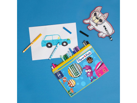 Paper:Mate Feutre Kids Colouring, blister de 24