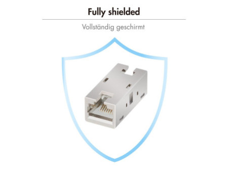 LogiLink Connecteur de câble patch cat. 6A, blindé