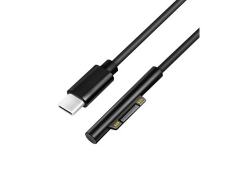 LogiLink Cordon de charge USB-C - Microsoft Surface, noir
