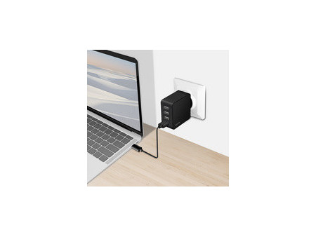 LogiLink Chargeur secteur USB, 4x USB-A, 24 watts, blanc