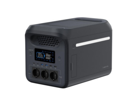 LogiLink Station de charge mobile, 1.800 watts, noir