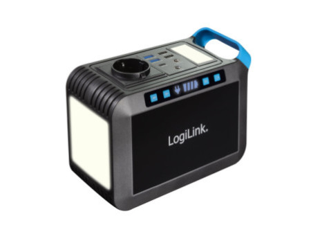 LogiLink Station de charge mobile, 300 watts, noir