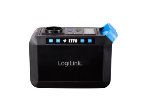 LogiLink Station de charge mobile, 300 watts, noir