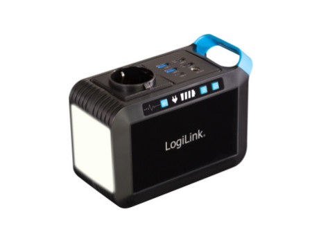 LogiLink Station de charge mobile, 80 watts, noir