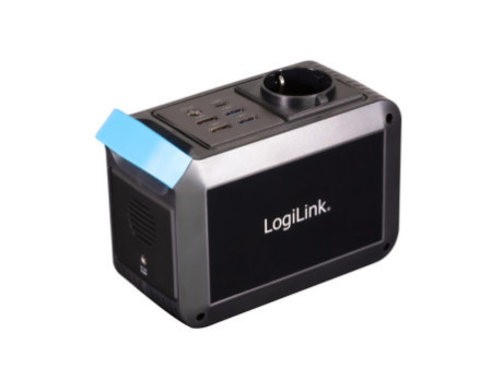 LogiLink Station de charge mobile, 80 watts, noir