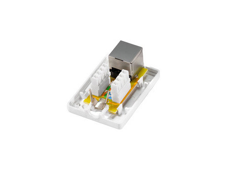 LogiLink Prise RJ45 cat. 6A avec boîtier en saillie, 1x RJ45