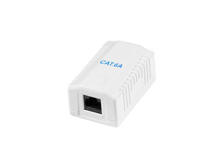 LogiLink Prise RJ45 cat. 6A avec boîtier en saillie, 1x RJ45