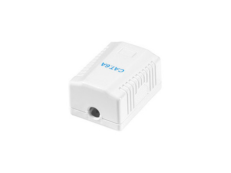 LogiLink Prise RJ45 cat. 6A avec boîtier en saillie, 2x RJ45