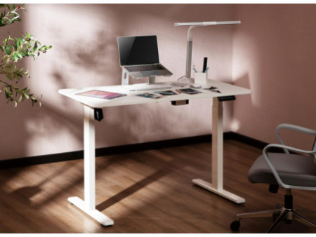 LogiLink Piètement de bureau, électrique, blanc