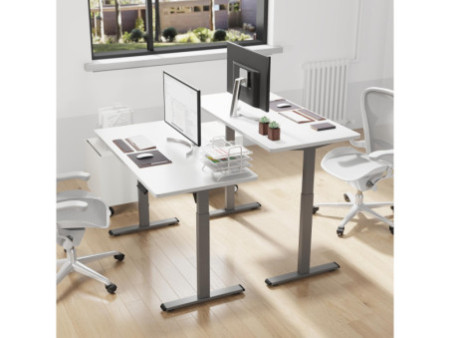 LogiLink Piètement de bureau, électrique, gris