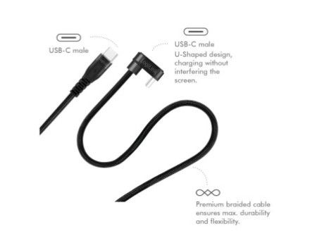 LogiLink Câble USB 2.0, USB-C mâle - USB-C mâle, 3,0 m, noir