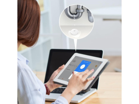LogiLink Détecteur de fuite d'eau Wi-Fi, blanc