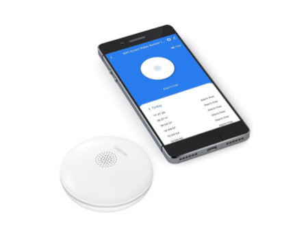 LogiLink Détecteur de fuite d'eau Wi-Fi, blanc