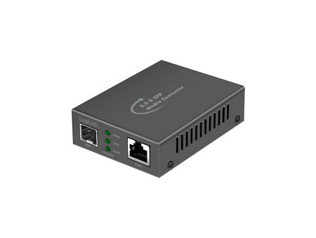 LogiLink Convertisseur média 2,5 Gigabit, RJ45/SFP, noir