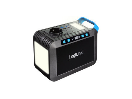 LogiLink Station de charge mobile, 200 watts, noir