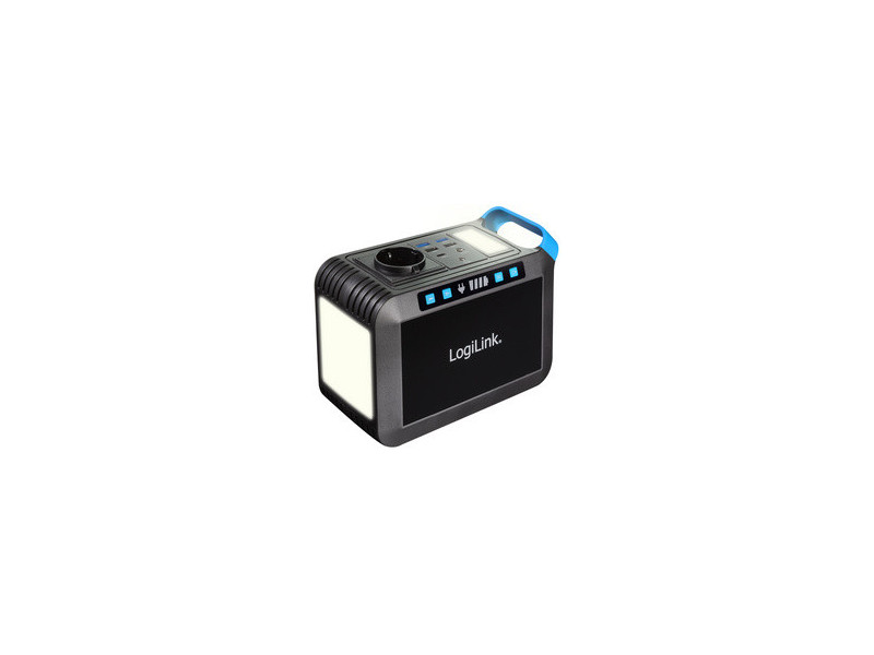 LogiLink Station de charge mobile, 200 watts, noir
