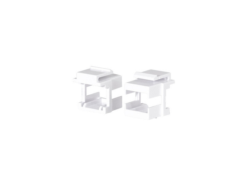 LogiLink Jeu de supports Keystone, plastique ABS, blanc