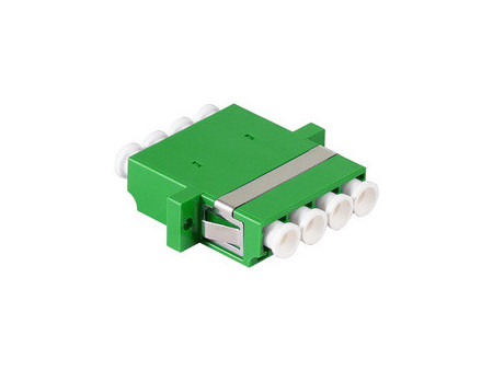 LogiLink Kit coupleur fibres optiques, LC-Duplex Quad, vert