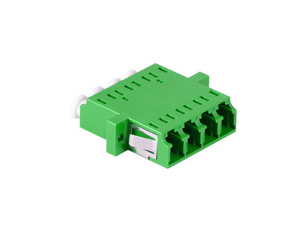 LogiLink Kit coupleur fibres optiques, LC-Duplex Quad, vert