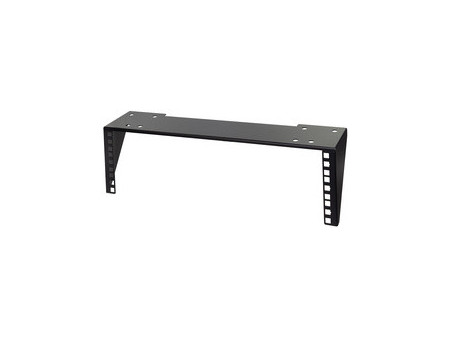 LogiLink Rack 19' pour montage sous table/mural, 2 U, noir