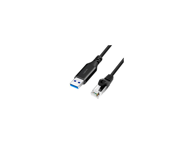 LogiLink Câble Ethernet USB 3.0, USB-A - RJ45, 15 m