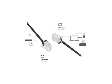 LogiLink Câble patch Slim Ultra-Flex, cat. 6A, U/UTP, 0,30 m