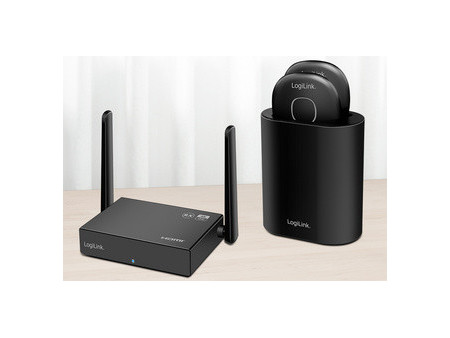 LogiLink Kit visioconférence HDMI Wireless, 4K/60Hz, 50 m