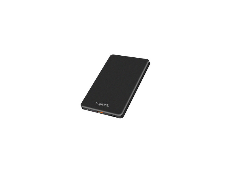 LogiLink Powerbank magnétique, 5.000 mAh, USB-C, noir