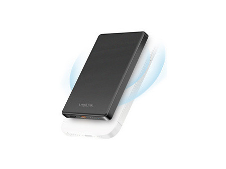 LogiLink Powerbank magnétique, 5.000 mAh, USB-C, noir