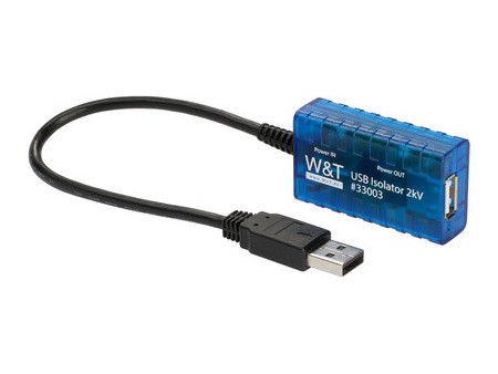 W&T Isolateur USB 2kV Hi-Speed, bleu