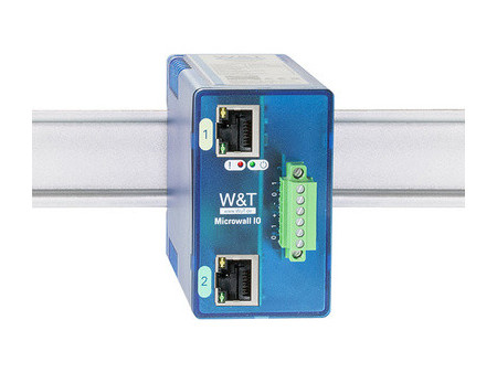 W&T Microwall IO, IP20, boîtier plastique, bleu