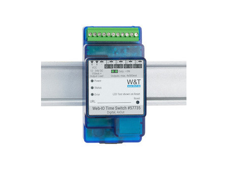 W&T Commutateur de minuterie numérique Time Switch Web-IO
