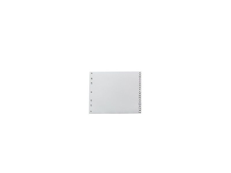 proOFFICE Intercalaires en plastique, A-Z, A4, maxi +