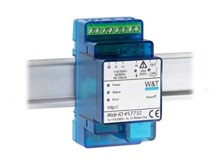 W&T Web-IO, 4.0 numérique, 1 x 230V In, 1 x Relais Out
